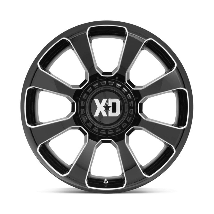 Felga aluminiowa XD854 Reactor Gloss Black Milled XD Series