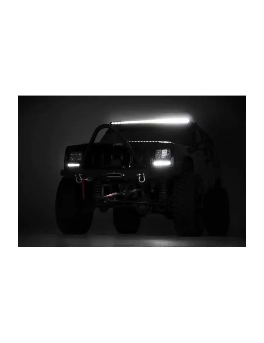 LISTWA LED CREE 127CM ZAKRZYWIONA JEDEN RZĄD BLACK SERIES - ROUGH COUNTRY | Szekla4x4.pl