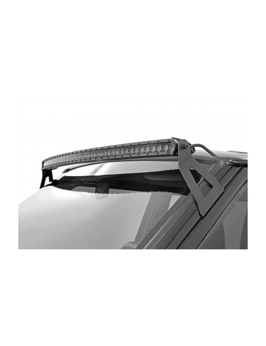 LED CREE 127CM CURVED SINGLE ROW BLACK SERIES LIGHT BAR - ROUGH COUNTRY