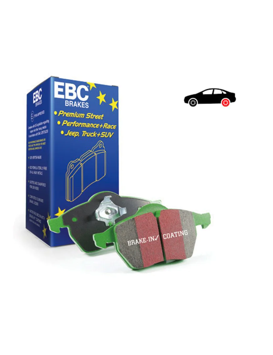 DP63102 - Zestaw klocków hamulcowych seria GREENSTUFF EBC Brakes tylne Wrangler JL JLU 342mm tarcza