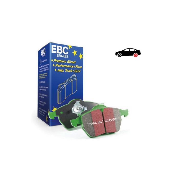 DP63102 - Zestaw klocków hamulcowych seria GREENSTUFF EBC Brakes tylne Wrangler JL JLU 342mm tarcza