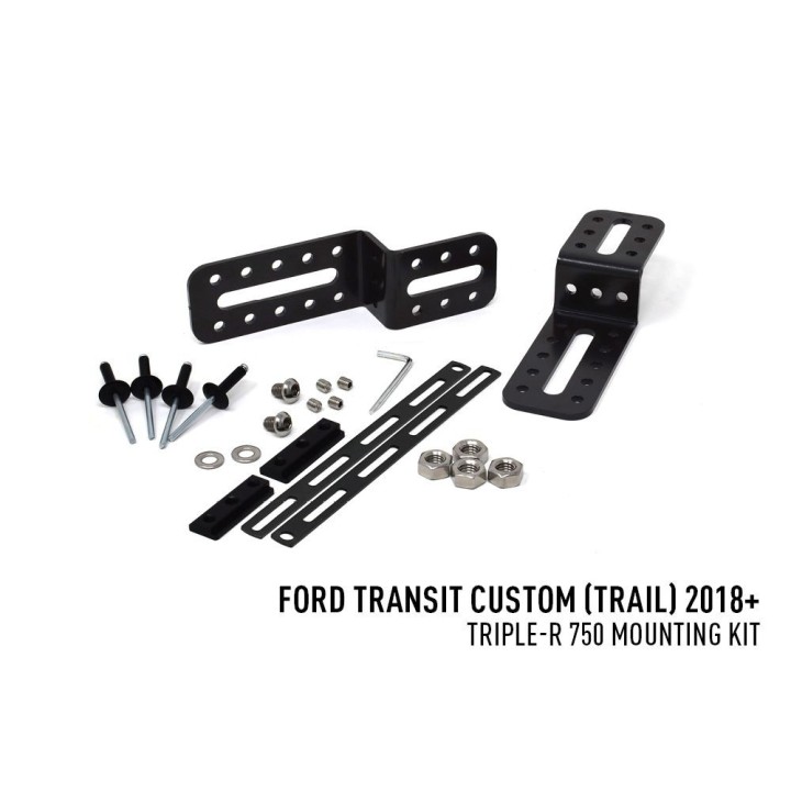 Zestaw do montażu oświetlenia LAZER ST4 Evolution w fabrycznym grillu - Ford Transit (2018 -) - ujęcie 6
