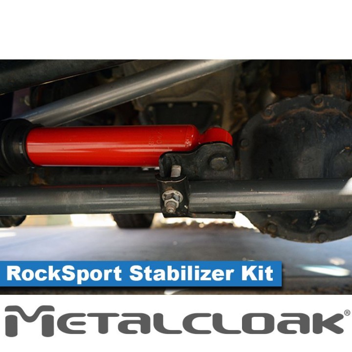 Amortyzator skrętu z relokacją Wrangler JK JKU RockSport Metalcloak