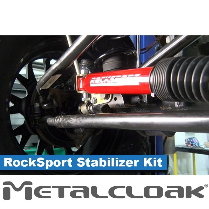 Amortyzator skrętu z relokacją Wrangler JK JKU RockSport Metalcloak