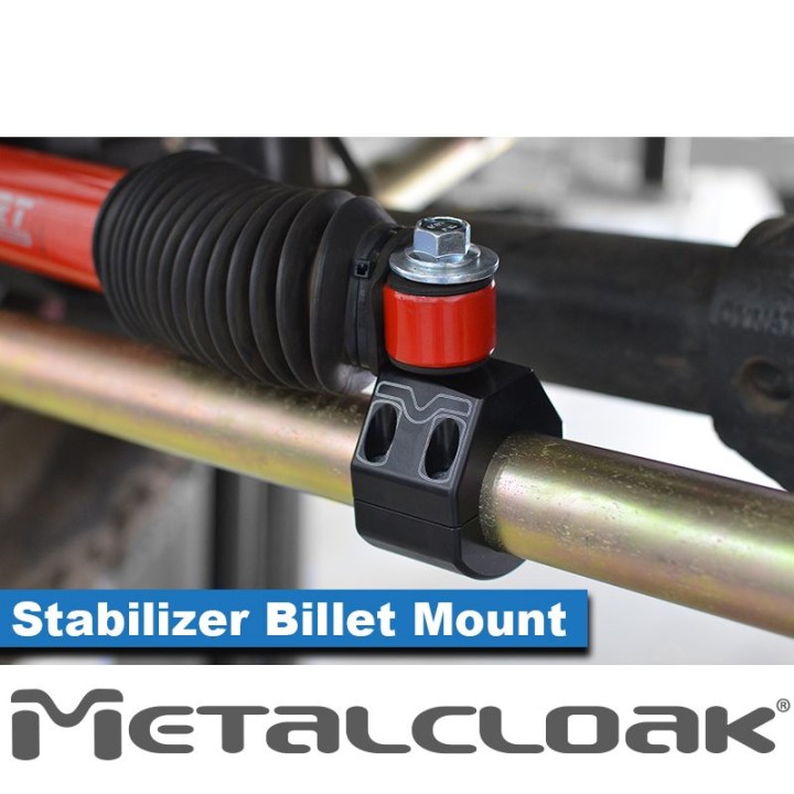Relokacja mocowania amortyzatora skrętu 1 5/8 Metalcloak Wrangler JK JL JT