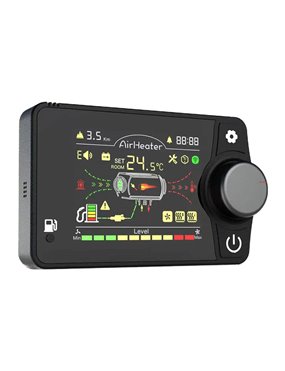 Ogrzewanie postojowe nagrzewnica HCALORY HC-A01 Diesel 5 kW Bluetooth (czarne)