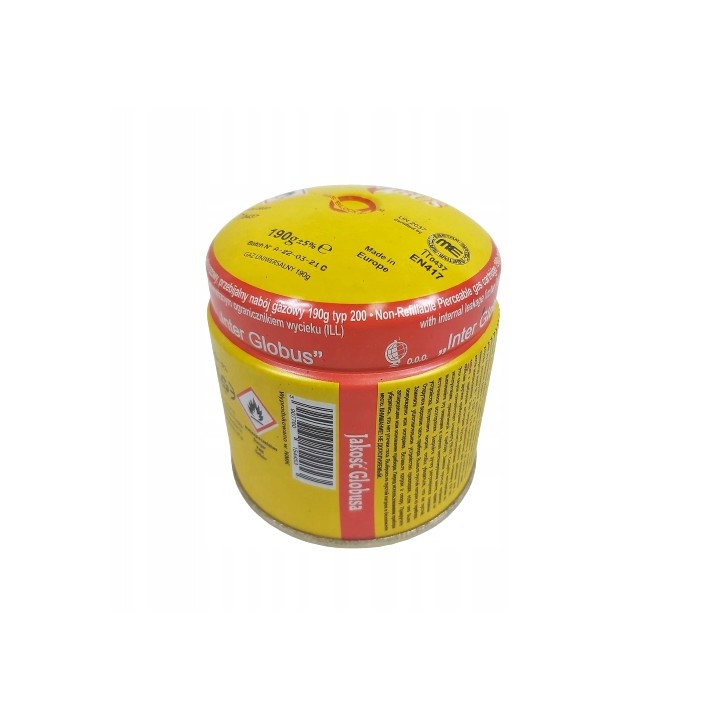NABÓJ KARTUSZ Z GAZEM 190gr