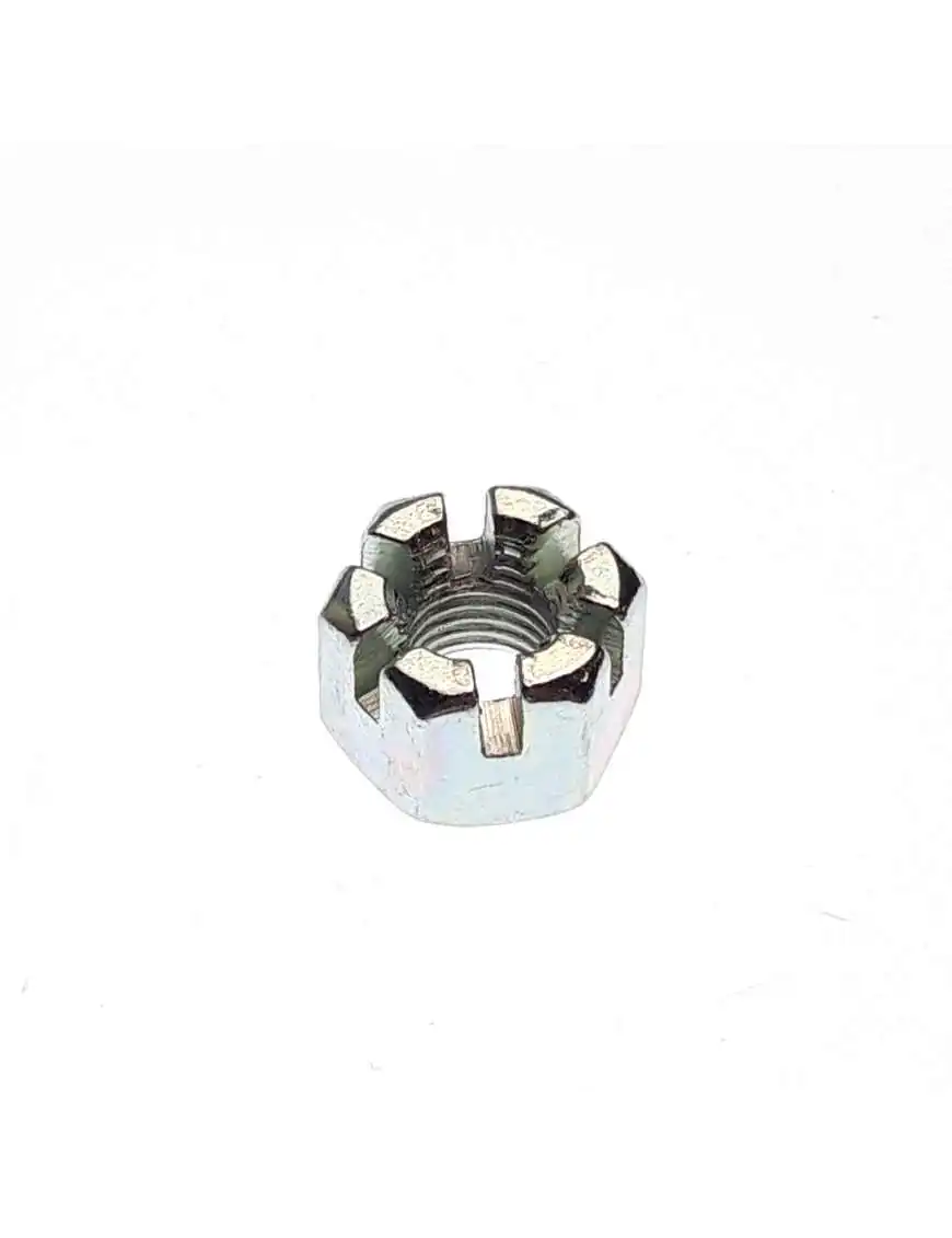 1-Hexagon slotted nut M10