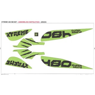 450cc Xtreme Supermoto Green