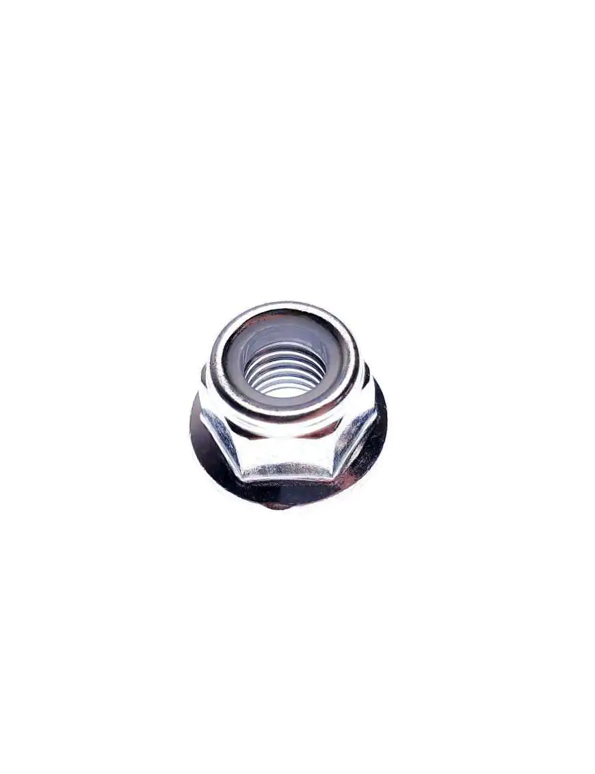 HEXAGON FLANGE FACE LOCKING NUT WITH NON-METALLICINSERT M8