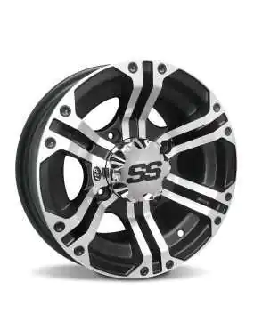 ITP SS212, 12x7 (5+2) Machined w/Black 4/110