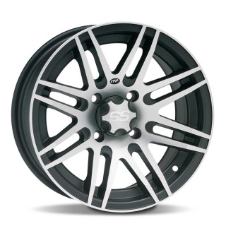 ITP SS316, 14x7 (5+2) Matte Black w/ Machined 4/115
