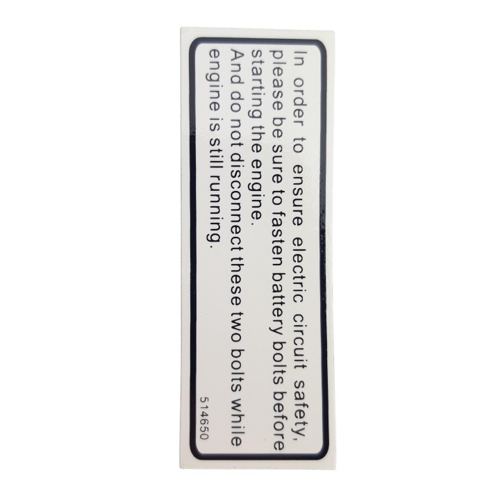 LABEL, BATTERY