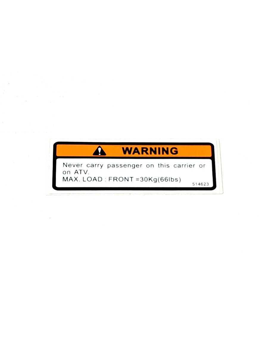 LABEL, FRONT CARRIER