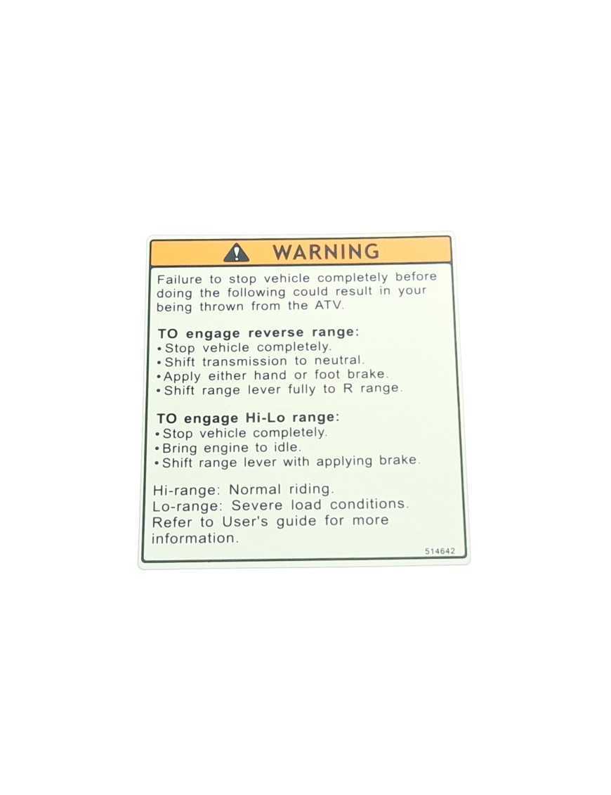 LABEL, SHIFT RANGE.