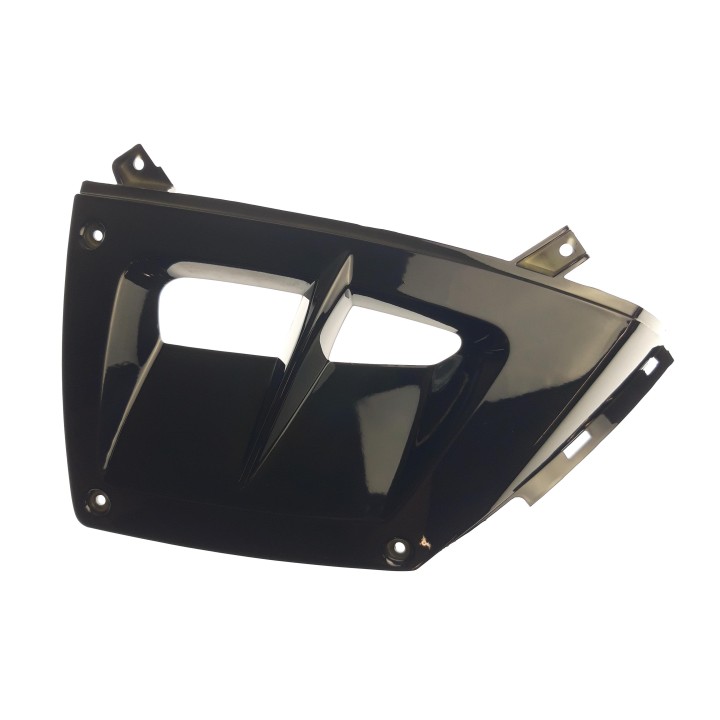 LEG SHIELD, SIDE, LH. PEARL BLACK