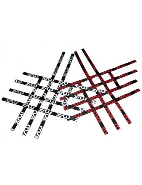 NERF BAR NETS Q1 XRW RED - CAN-AM DS 450EFI