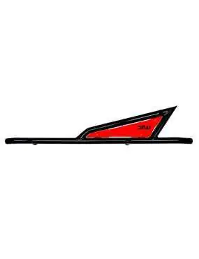 NERF BAR P11 BLACK/RED - POLARIS RZR 1000 XP