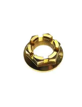 NUT, CASTLE FLANGE- M22 X 1.5