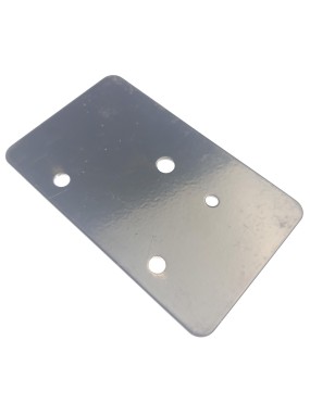 Rear reflector mounting plate