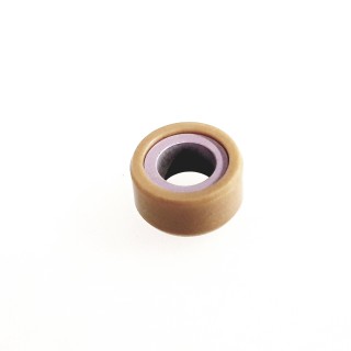 ROLLER, MOVABLE DRIVEN FACE