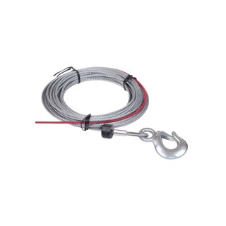 Steel rope W/Hook 5.5mmx15.2m for Cub 4