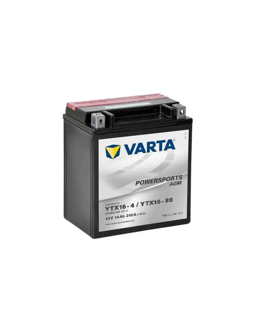 Varta 12V/14Ah moto, YTX16-BS