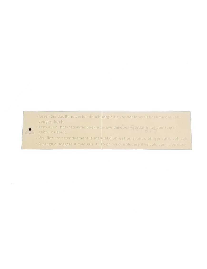 WARNING STICKER
