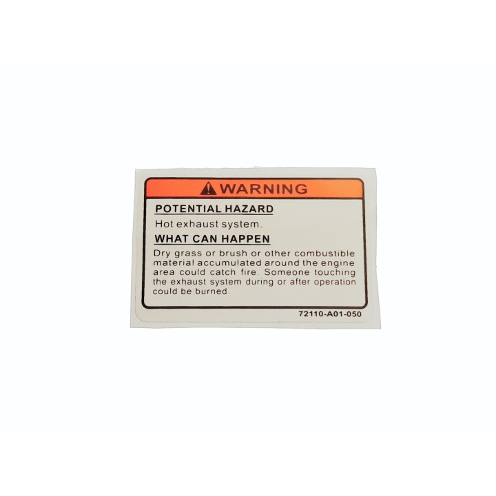 Warning Sticker, Engine Proof