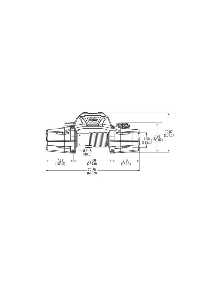 WARN ZEON 8K winch 3630 kg