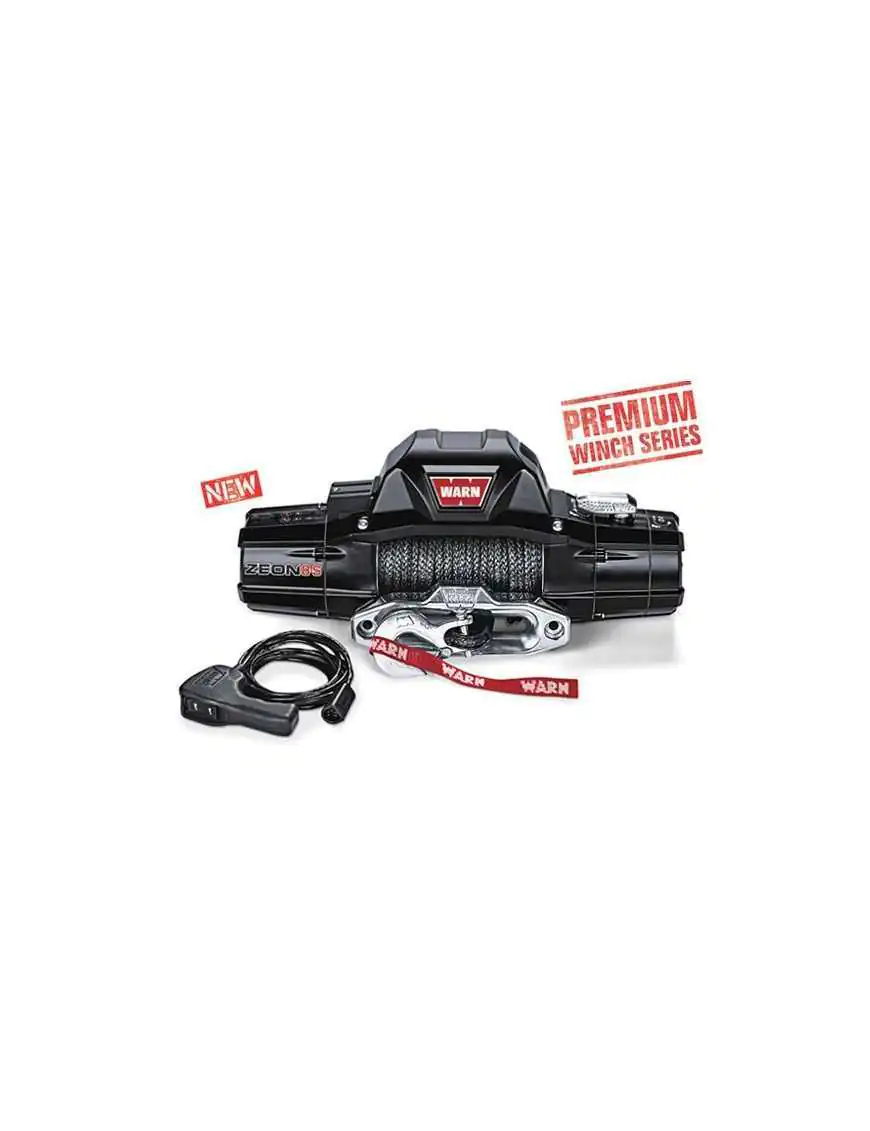 WARN ZEON 8Ks winch with synthetic rope 3630kg