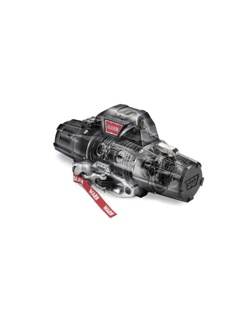 WARN ZEON 10k-s winch with synthetic rope 4536kg