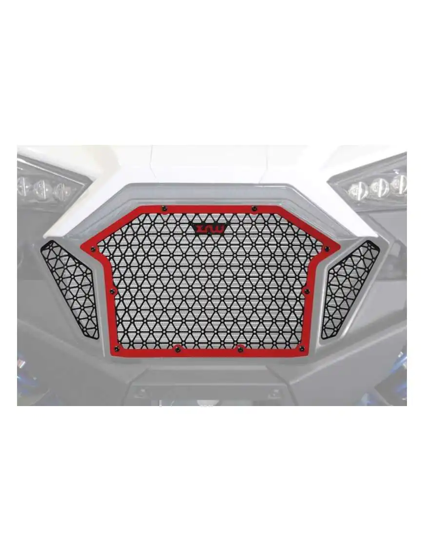 KIT RADIATOR PROTECTION RED - POLARIS RZR PRO XP