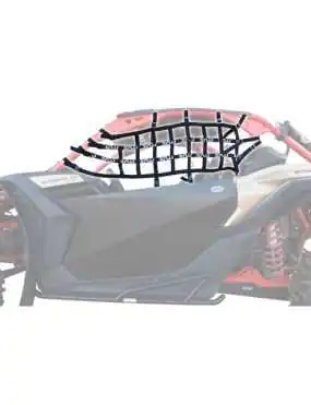 NET ROLL BAR (XRW white) - CAN AM MAVERICK X3 XRS