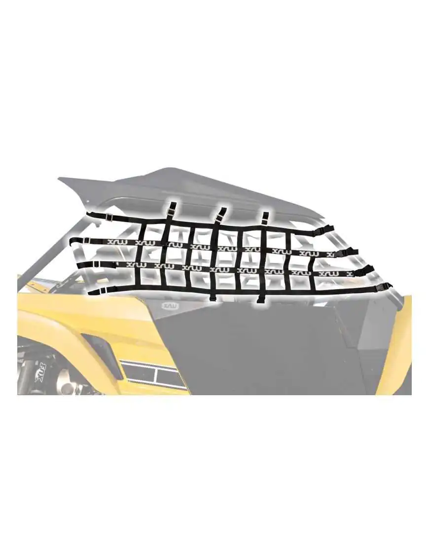 REAR ROLL CAGE NETS XRW RED - POLARIS RZR 800