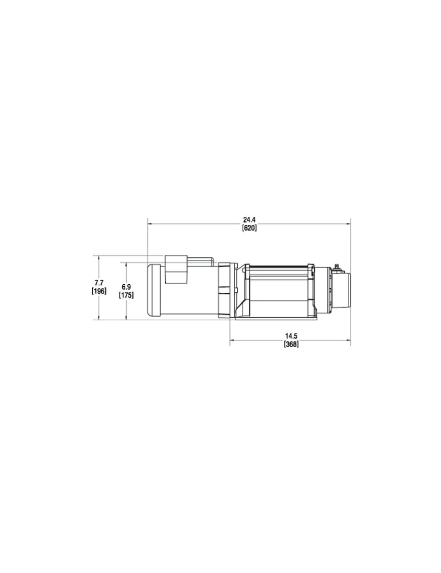 Wycigarka elektryczna - WARN 3000 ACI (ucig: 1361 kg)