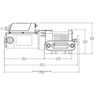 Wycigarka elektryczna - WARN 1000 AC 120V (ucig: 454 kg)