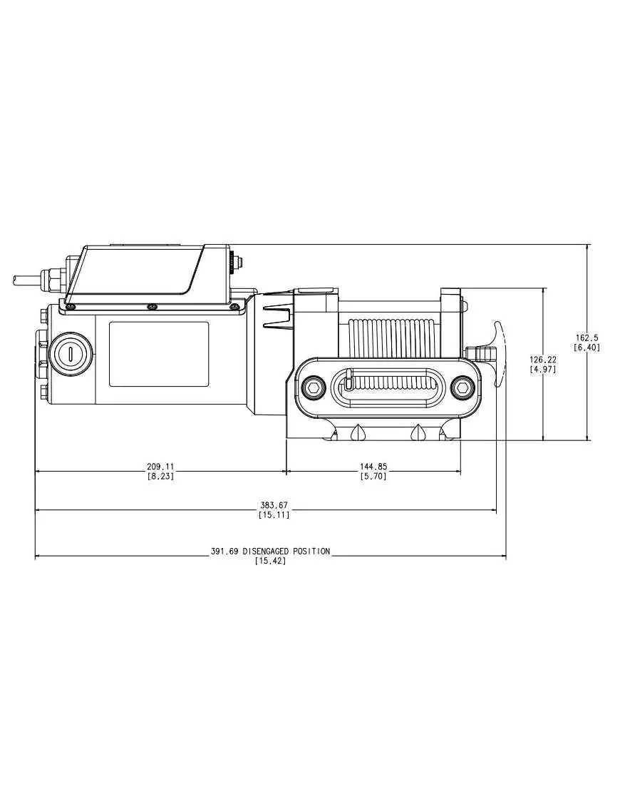 Wycigarka elektryczna - WARN 1000 AC 120V (ucig: 454 kg)