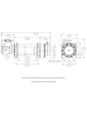 Wycigarka elektryczna - WARN Series 12-S Pro - 12V DC (ucig: 5443 kg)