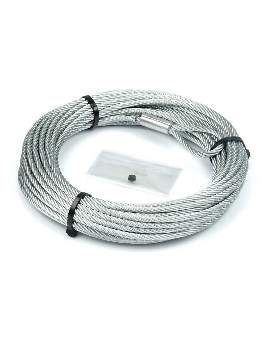 Lina stalowa do wycigarki WARN - 5,55 mm x 16,76 m Lina stalowa do wycigarki WARN - 5,55 mm x 16,76 m