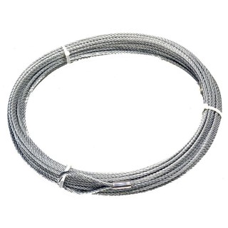 Lina stalowa do wycigarki WARN - 7,94 mm x 38,1 m, 4082 kg