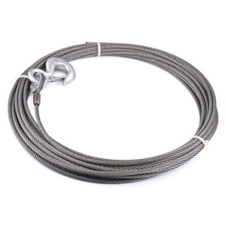 Lina stalowa z hakiem do wycigarki WARN EIPS - 9,52 mm x 22,86 m, 6849 kg