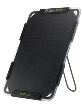 Goal Zero Nomad 5 - mobilny i odporny na warunki atmosferyczne oraz zachlapania panel solarny.