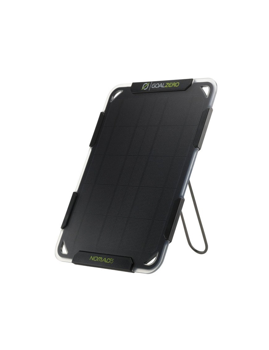 Goal Zero Nomad 5 - mobilny i odporny na warunki atmosferyczne oraz zachlapania panel solarny.