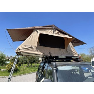 Namiot dachowy ALASKA 140 cm 3 osobowy Piaskowy Escape - ujęcie 2