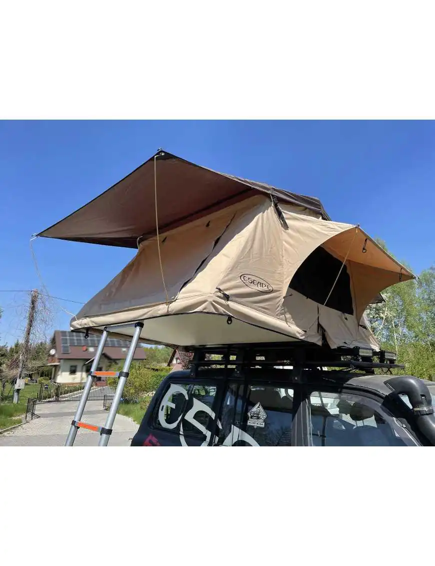 Roof Top Tent ALASKA 140 cm 3-person Sand-colored