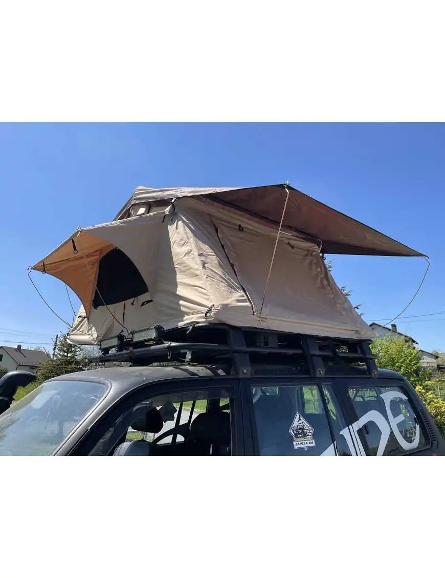 Roof Top Tent ALASKA 140 cm 3-person Sand-colored