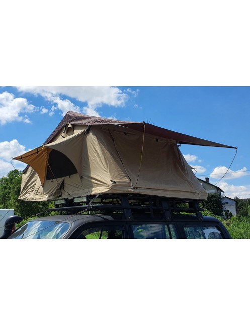 Namiot dachowy ALASKA 140 cm 3 osobowy LONG Zielony
