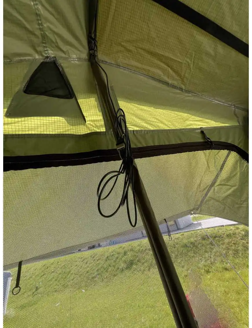 Roof Top Tent ALASKA 160 cm 4-person Green