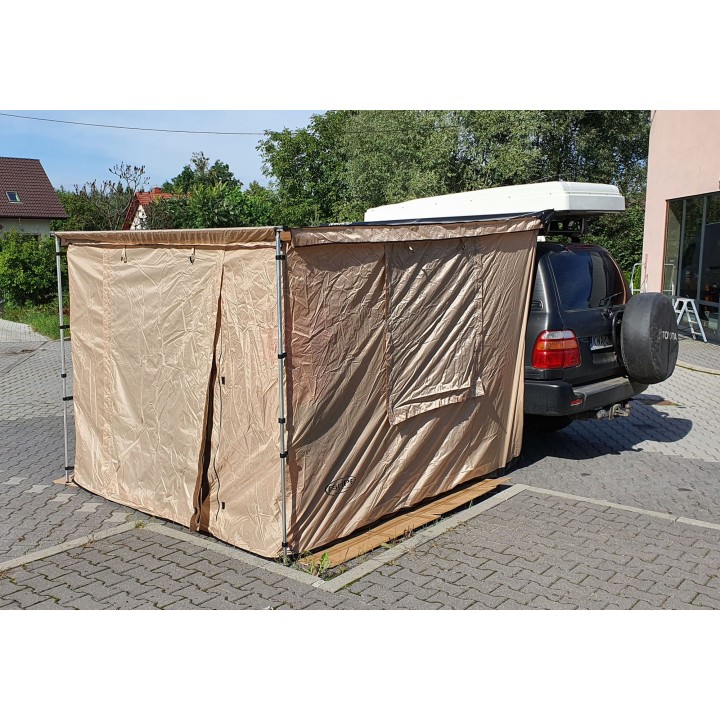 Zadaszenie wyprawowe markiza 1,25 x 2m Piaskowe Escape - ujęcie 14